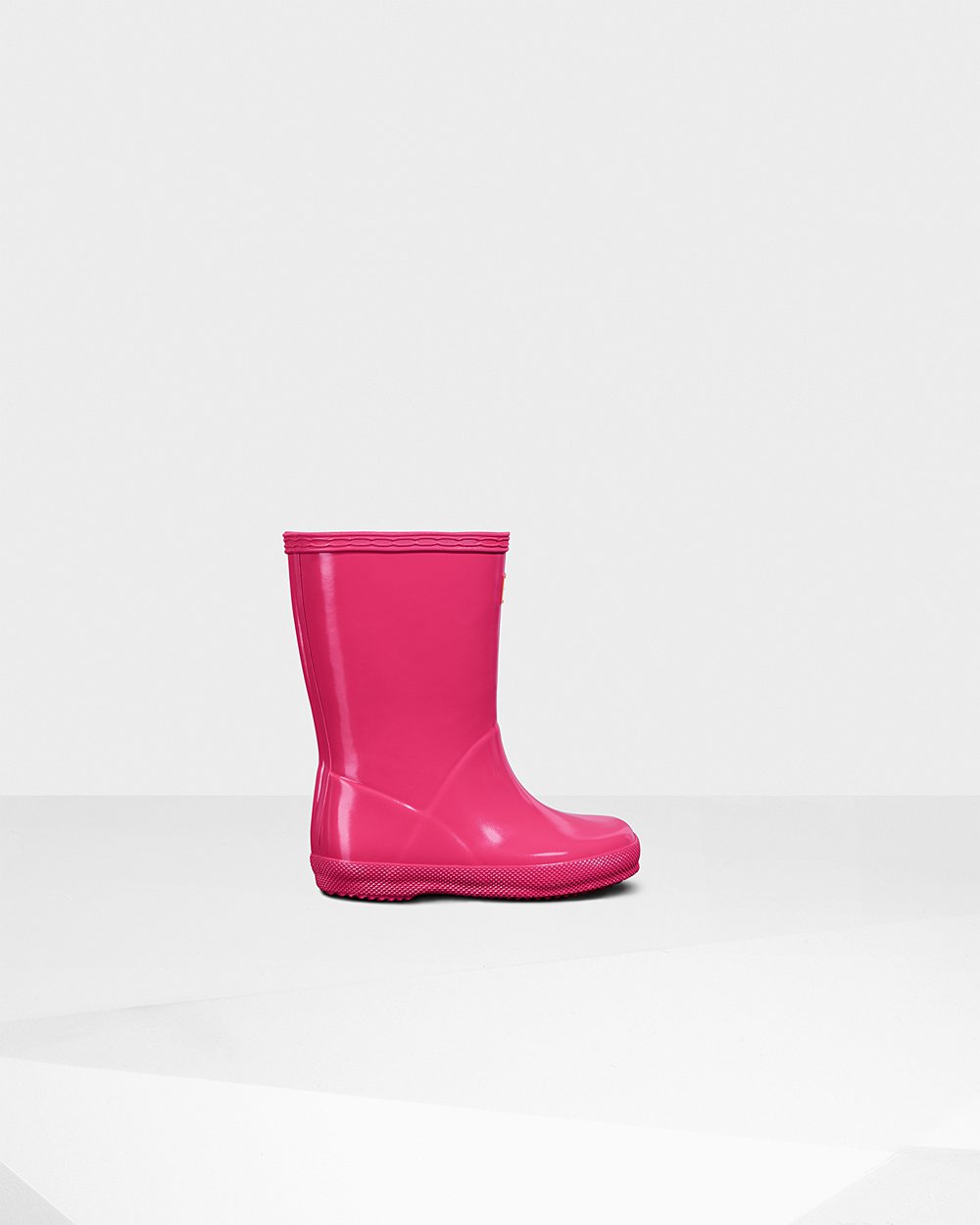 Kids Hunter Rain Boots Light Pink - Original First Classic Gloss - 0154729-AM